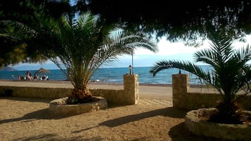 On the beach