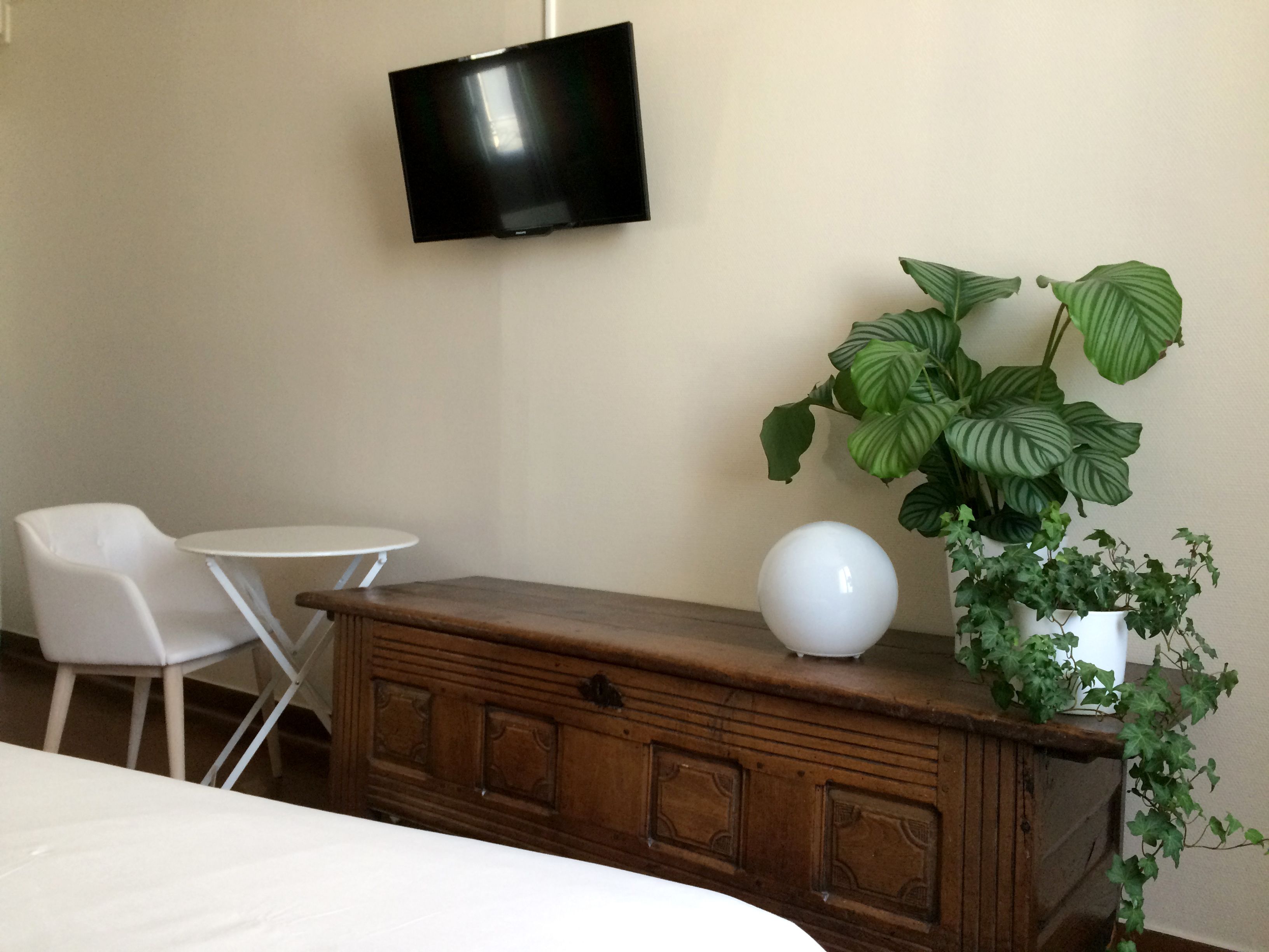 double room shared bathroom | individually decorated, individually furnished, desk, blackout curtains