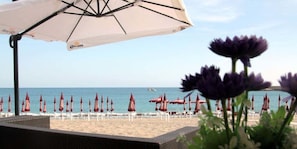 Private beach