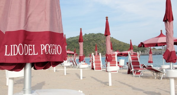 Private beach