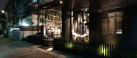 Front of property - evening/night