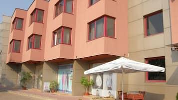 Voorkant van accommodatie