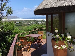 Deluxe Double Room, 1 Queen Bed, Ensuite, Sea View | In-room safe, desk, free WiFi, bed sheets - Ocean Golf Guest House (Cape Town)