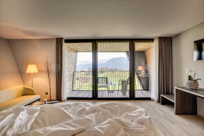 Junior Suite, Balcony, Mountain View | View from room - Gasthaus Badhof (Meggen)