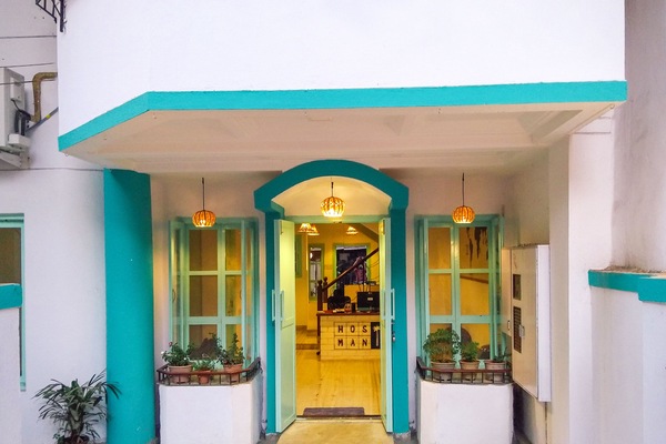 Majoituspaikan julkisivu