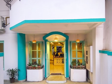 Majoituspaikan julkisivu