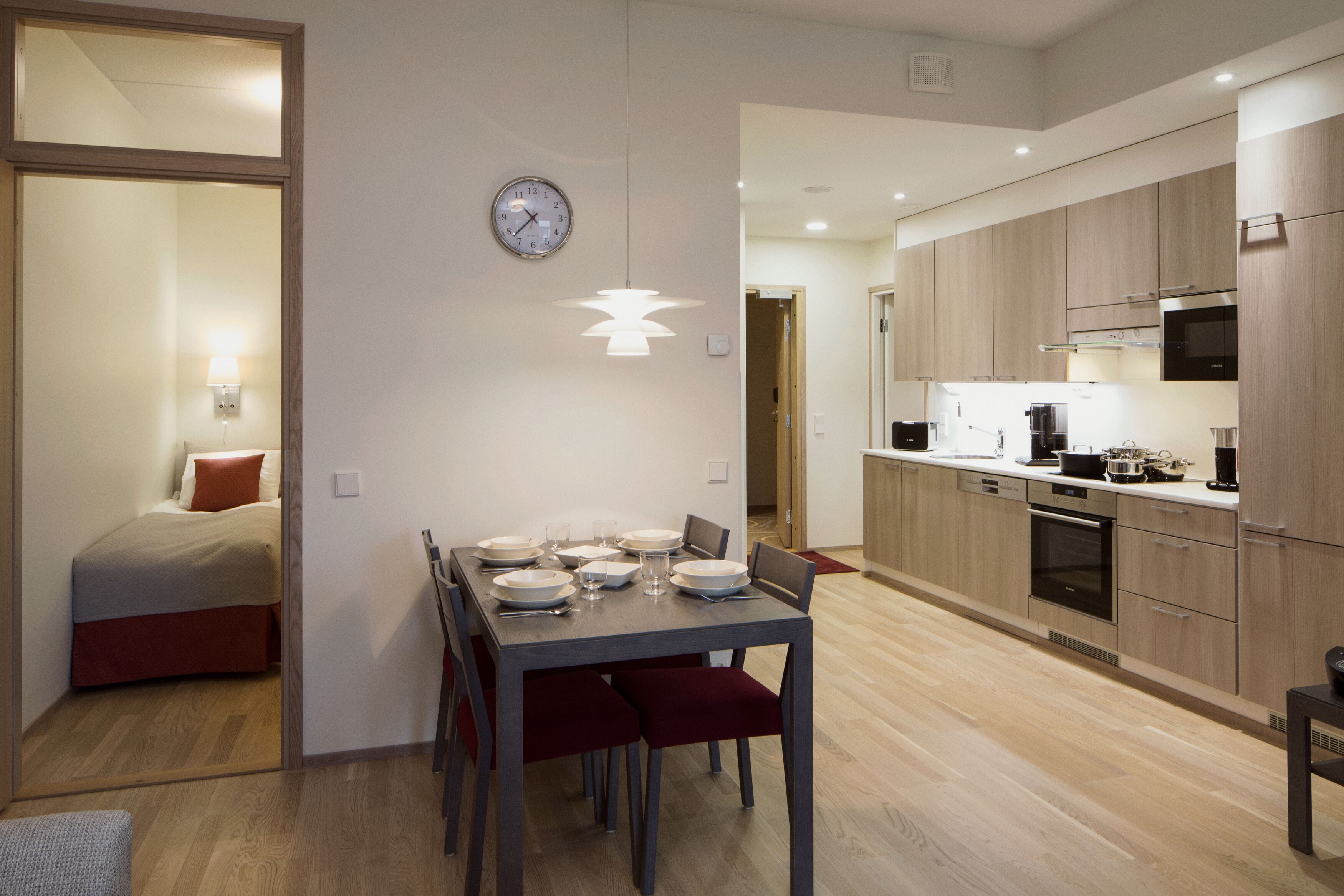 Appartement, 2 chambres, sauna (51 m2) | Restauration dans la chambre