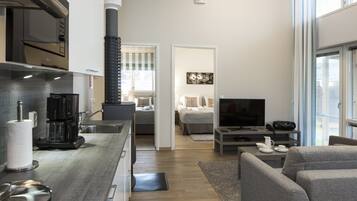 TV connectée, cheminée