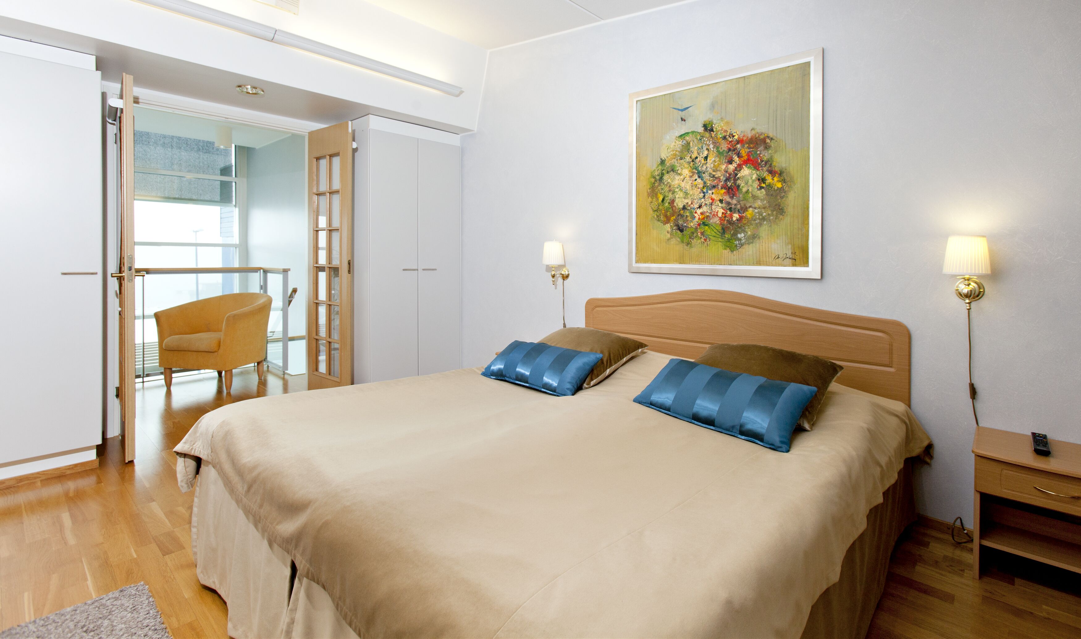 Apartment, 2 Bedrooms, Sauna (76 m2) | Iron/ironing board, cribs/infant beds