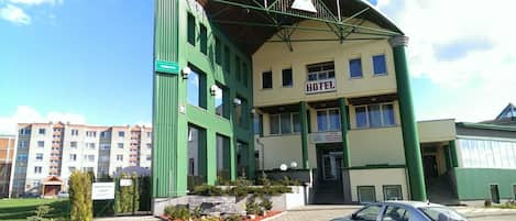 A szálláshely bejárata