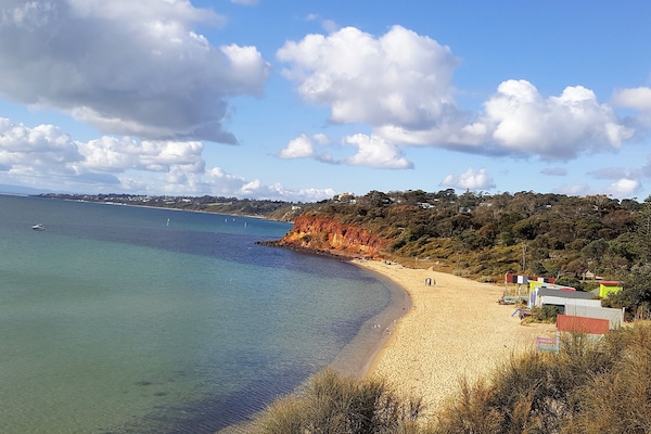 Panorama view of beach.