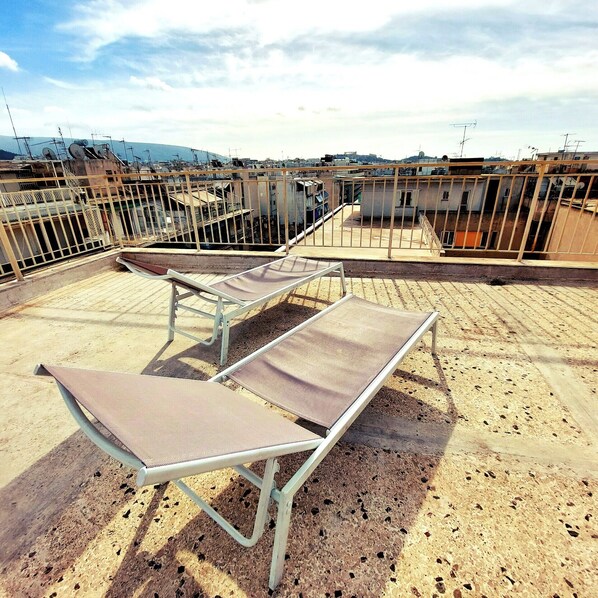 Terrasse sur le toit