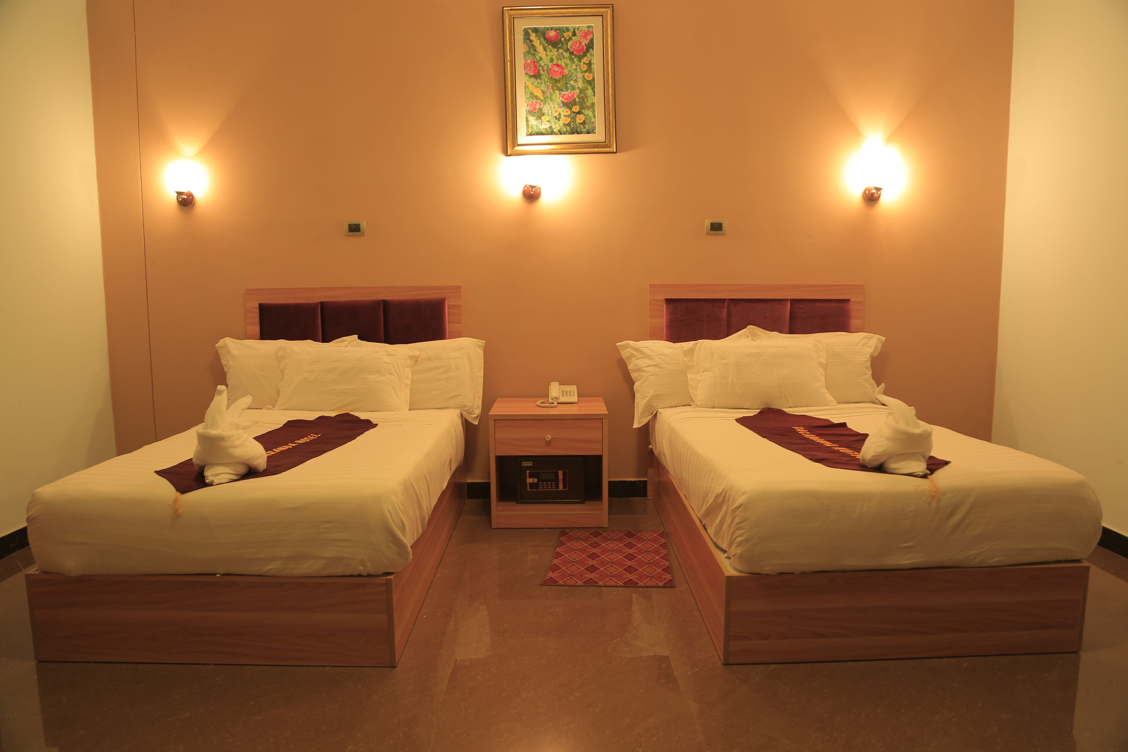 classic twin room, 1 bedroom, non smoking, partial lake view | view from room