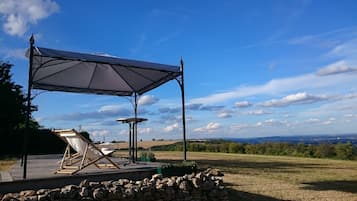 Uitzicht vanuit accommodatie