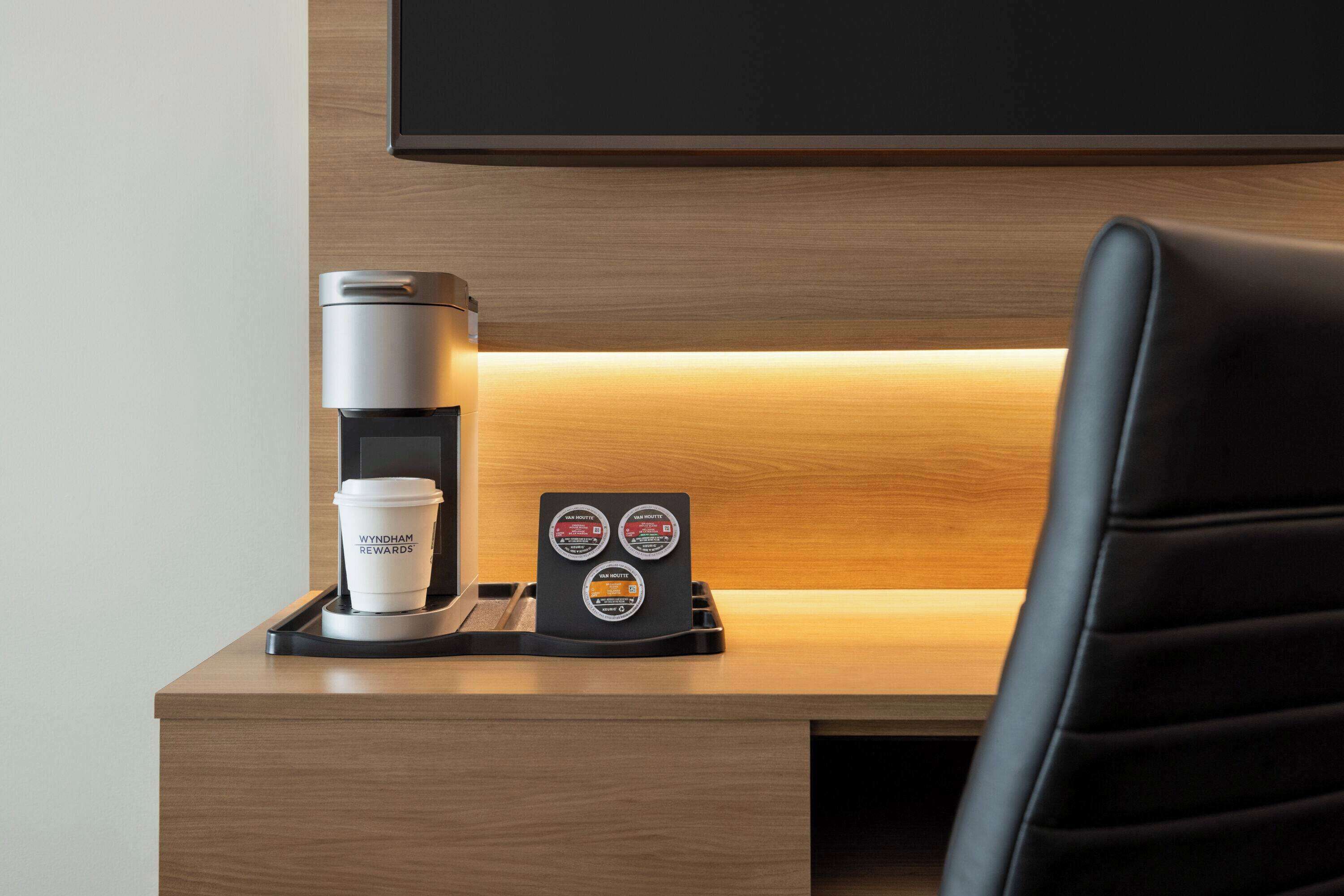 desk, blackout curtains, iron/ironing board, free cots/infant beds