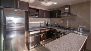 Condo | Private kitchen - Beachfront Condo at Grand Venetian (Puerto Vallarta)