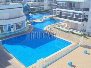 3 outdoor pools, sun loungers - Appartement Marina Beach (Mohammedia)