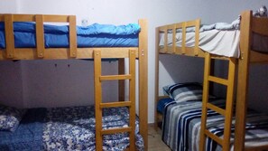 1 bedroom, down comforters, individually decorated