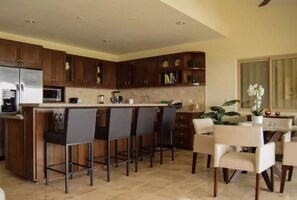 Family Townhome, 3 Bedrooms | Private kitchen - APARTMENT 3BR OCEAN VIEW 1431 (Cabo San Lucas)