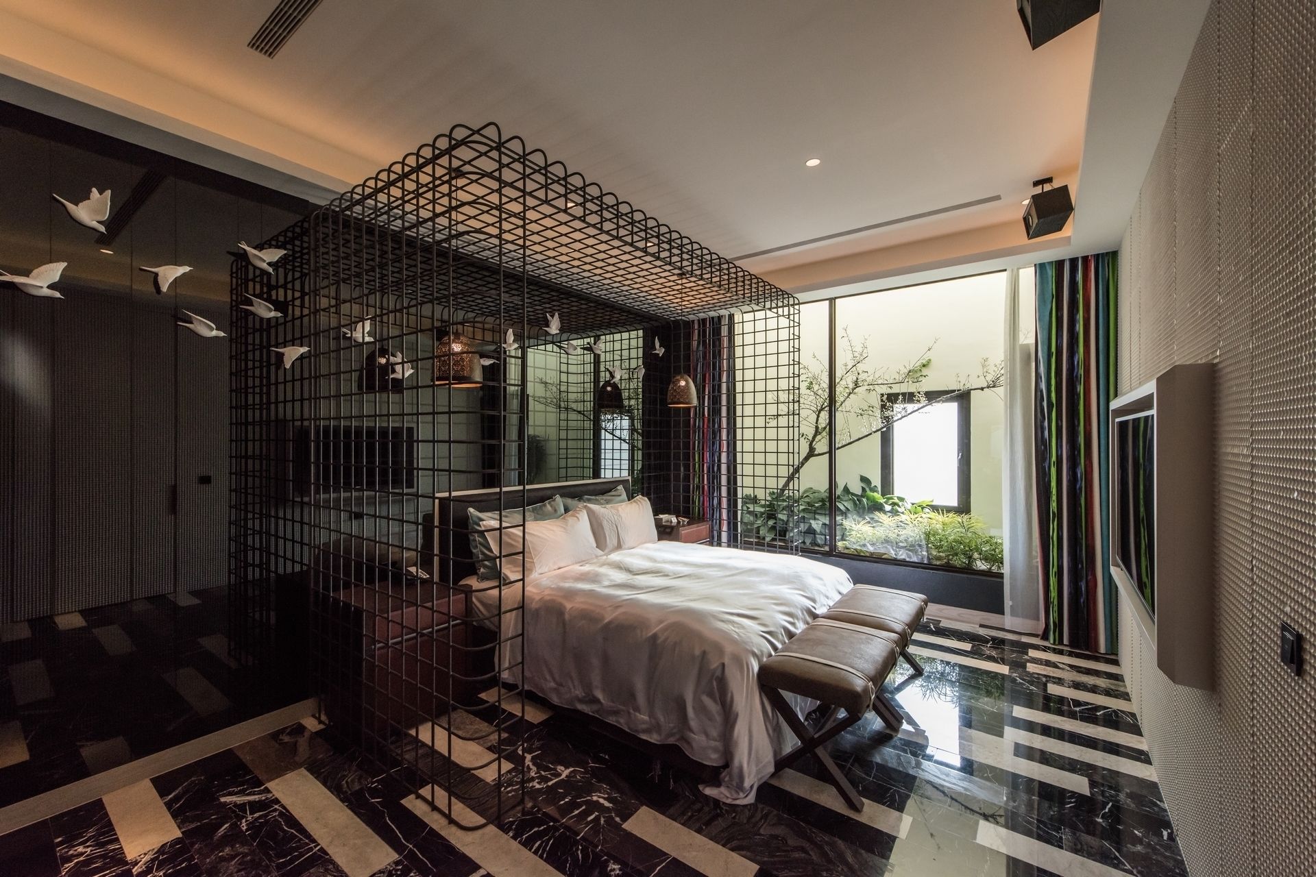 down duvets, free minibar, desk, blackout curtains