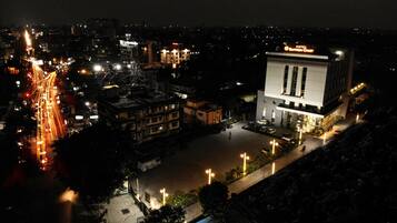 Front of property - evening/night