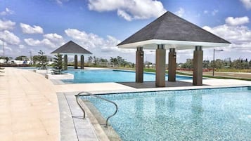 Indoor pool, outdoor pool