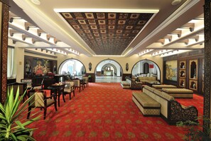 Sitteområde i lobbyen