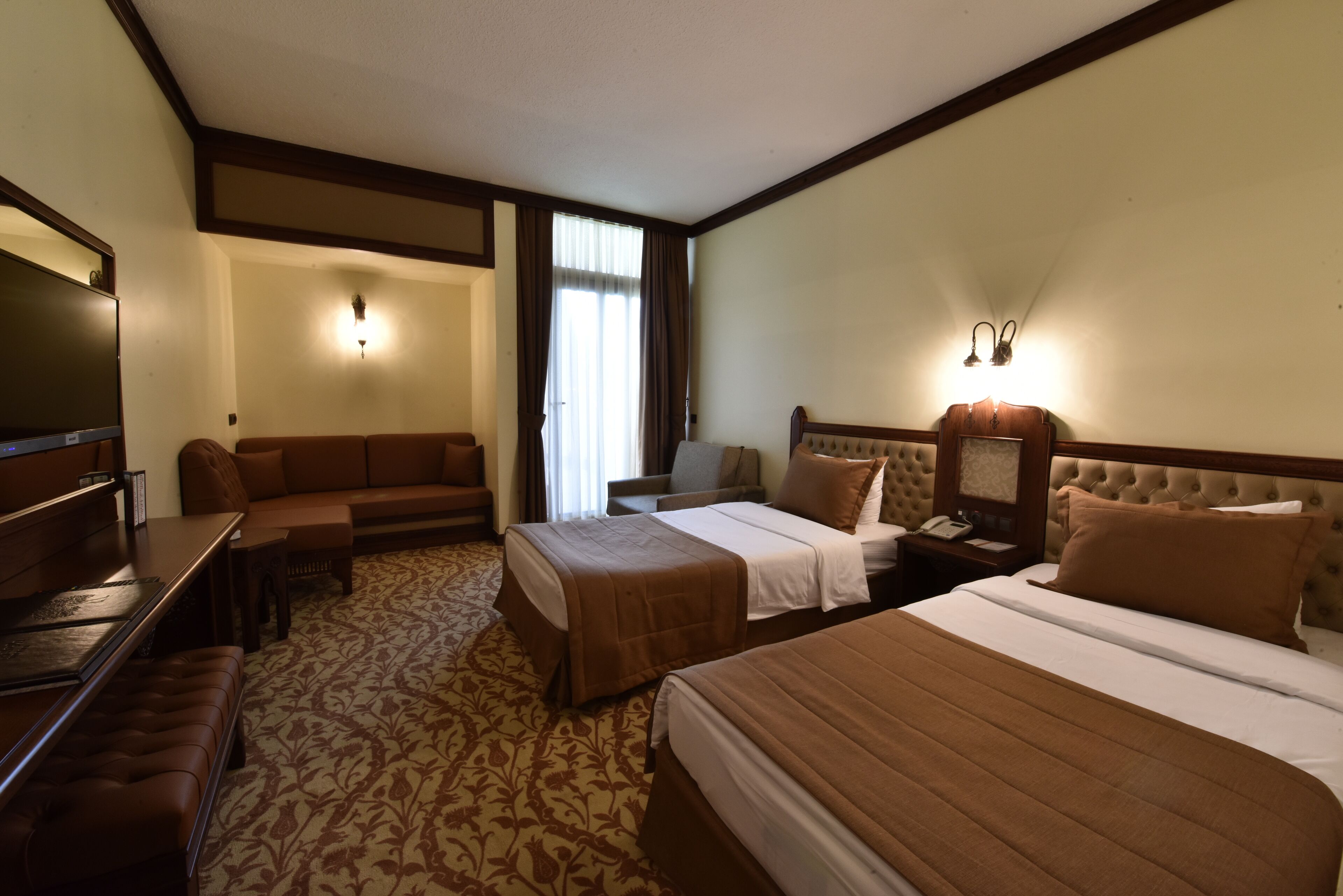 Habitación estándar con 2 camas individuales | Minibar, caja fuerte, sistema de insonorización