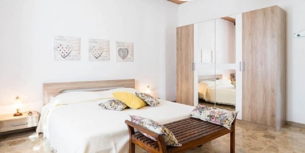 Appartement, 1 chambre | 1 chambre, lits bébé (en supplément), draps fournis