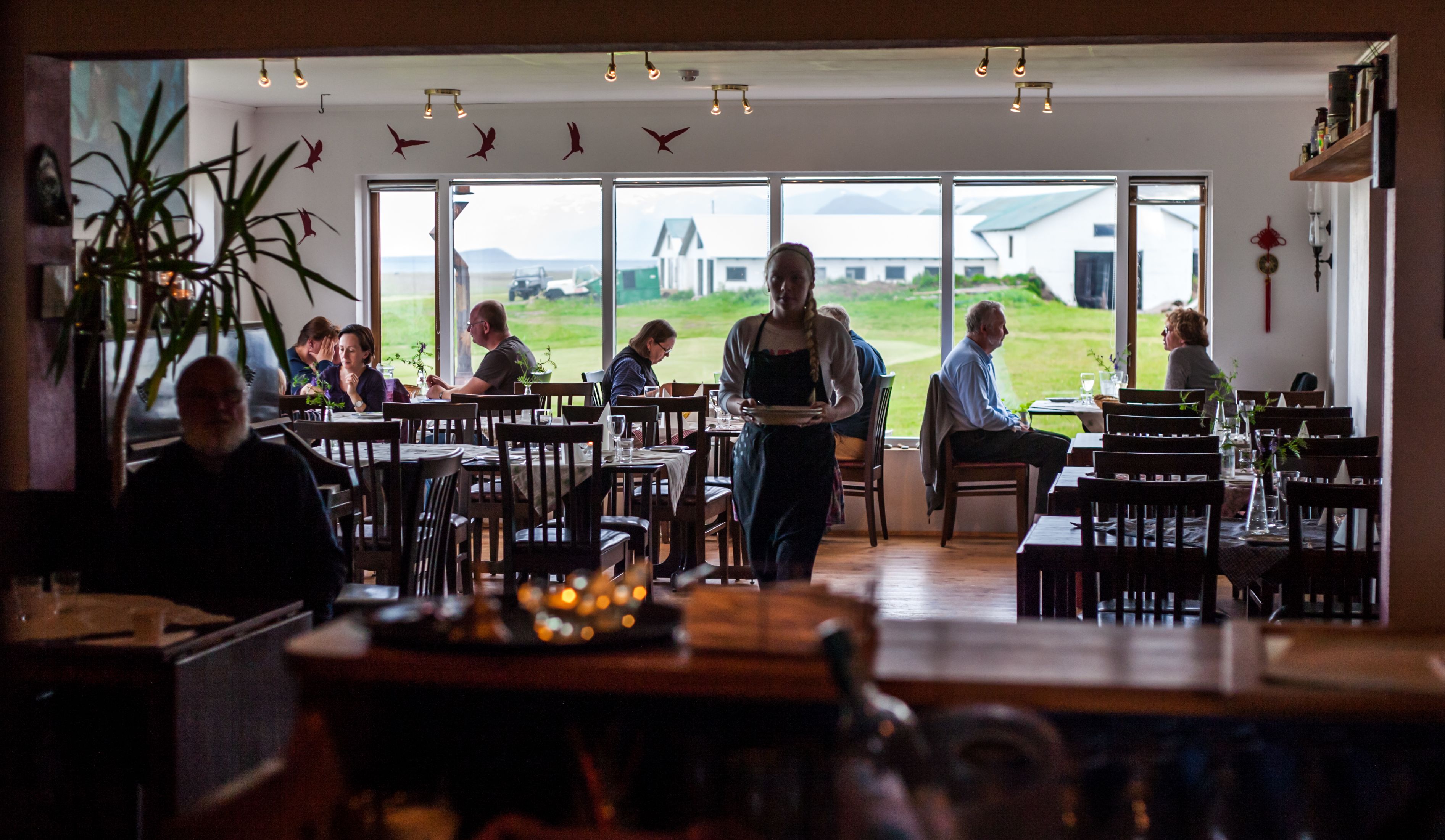 lunch and dinner served, seafood