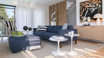 Luxury Villa Beta Prestige with Pool | Living area | Flat-screen TV