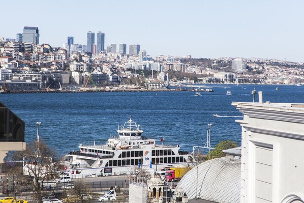 Blick von der Unterkunft