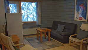 Familie chalet, 1 slaapkamer, sauna (B) | Woonruimte
