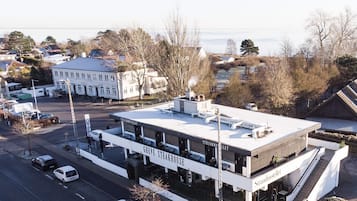 Konaklama yerinin ön cephesi