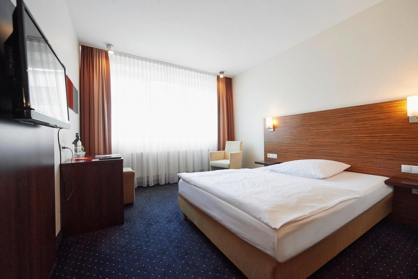 in-room safe, desk, blackout curtains, soundproofing