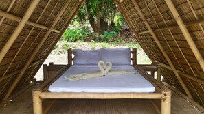 Panoramic Bungalow, Ocean View | In-room safe, bed sheets - Harmony Healing Resort (El Nido)