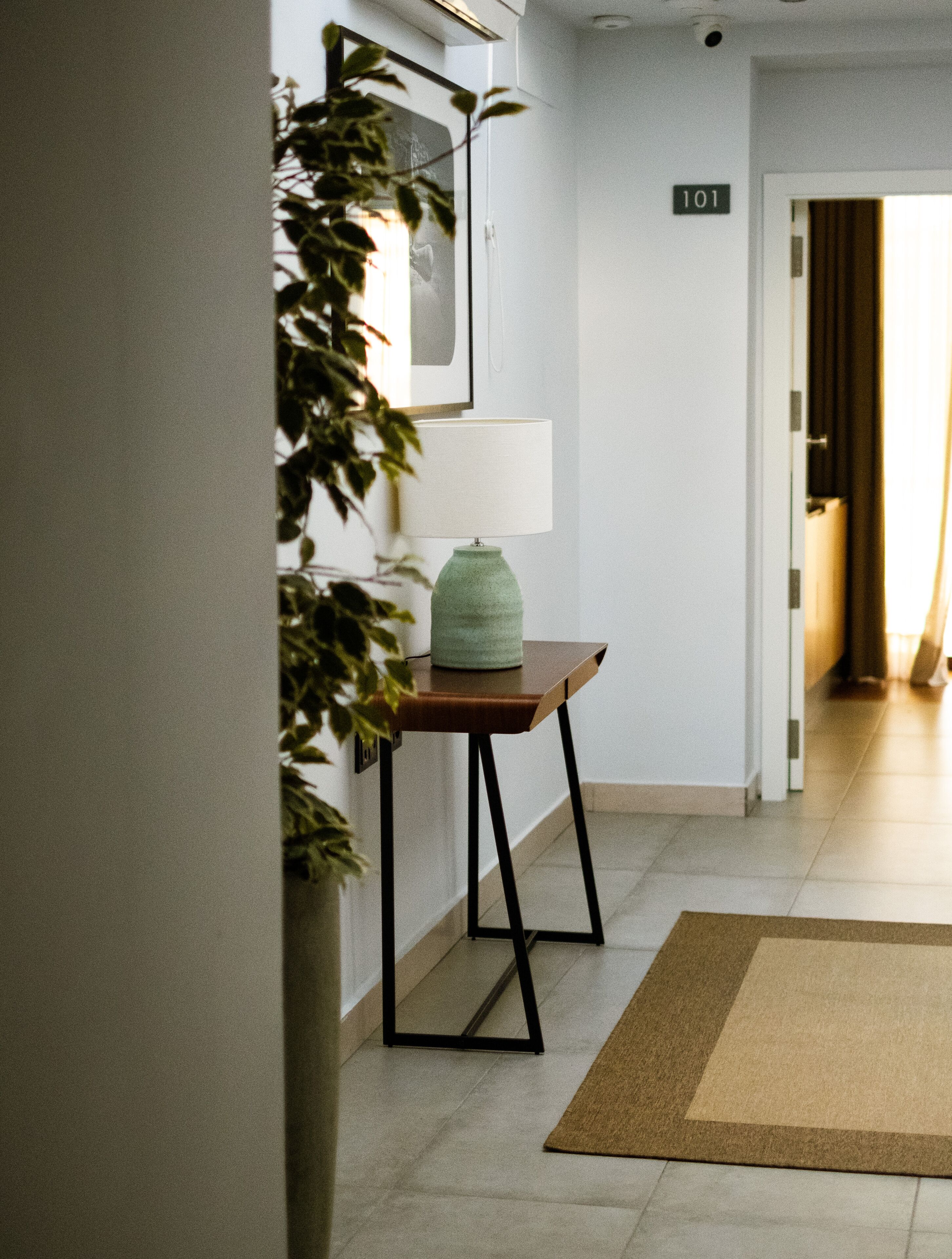 Zona de estar del vestíbulo