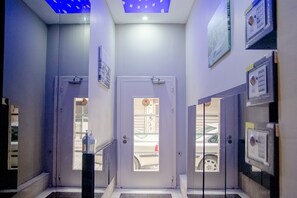 Interior entrance