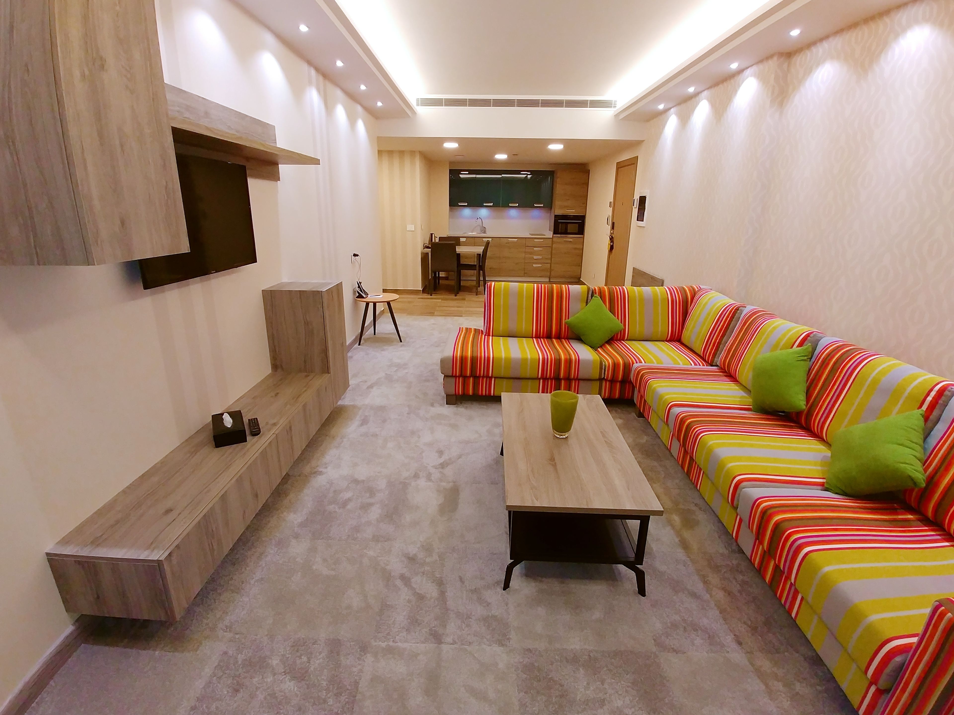 family suite, 2 bedrooms, accessible, ocean view | living room | 40-inch led tv with cable channels, tv