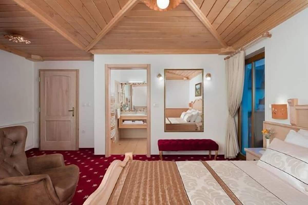 1 dormitorio, minibar, caja fuerte y sistema de insonorización