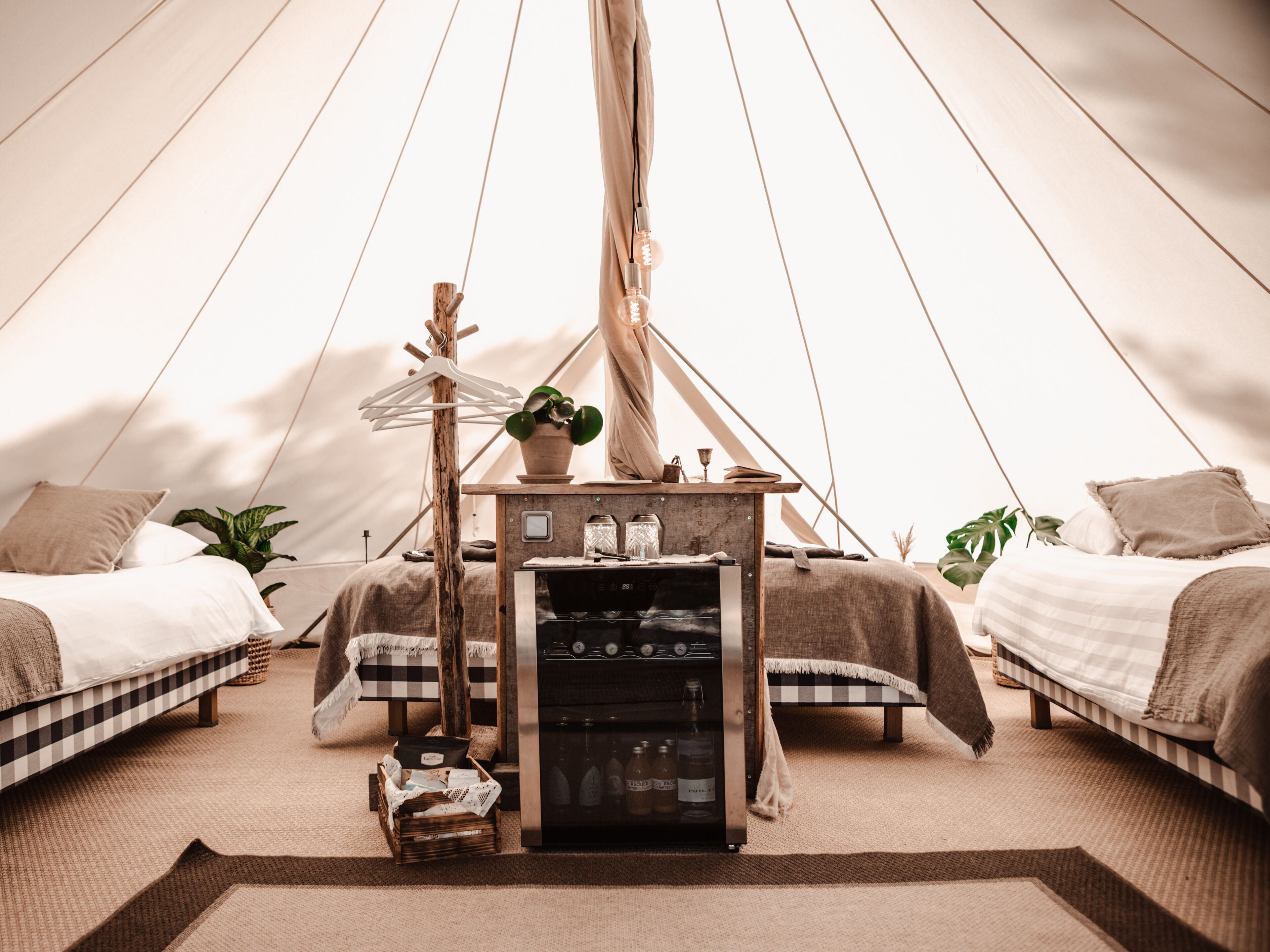 Luxury Tent, Sea View, Beachside (Lodge) | Premium bedding, minibar, in-room safe, individually decorated