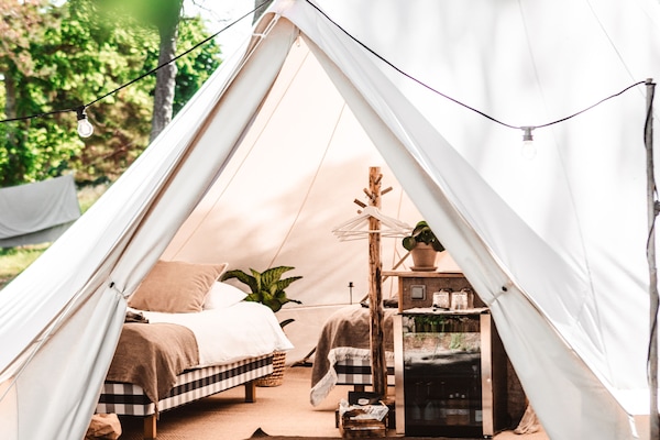 Luxury Tent, Sea View, Beachside (Lodge) | Premium bedding, minibar, in-room safe, individually decorated