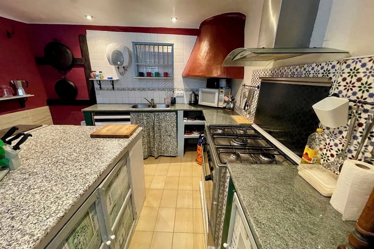 Traditional House | Private kitchen | Fridge, highchair