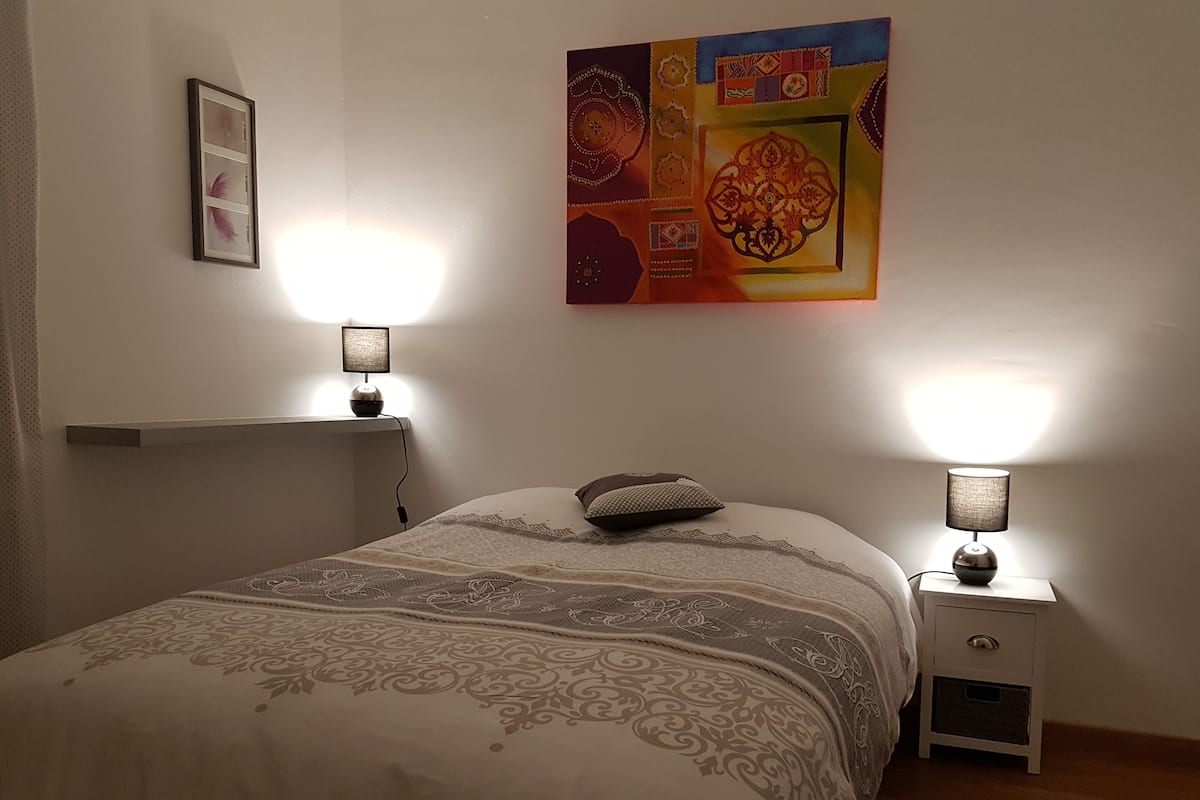 Camera doppia (Capucine) | 1 camera, biancheria da letto di alta qualità, con stile personalizzato