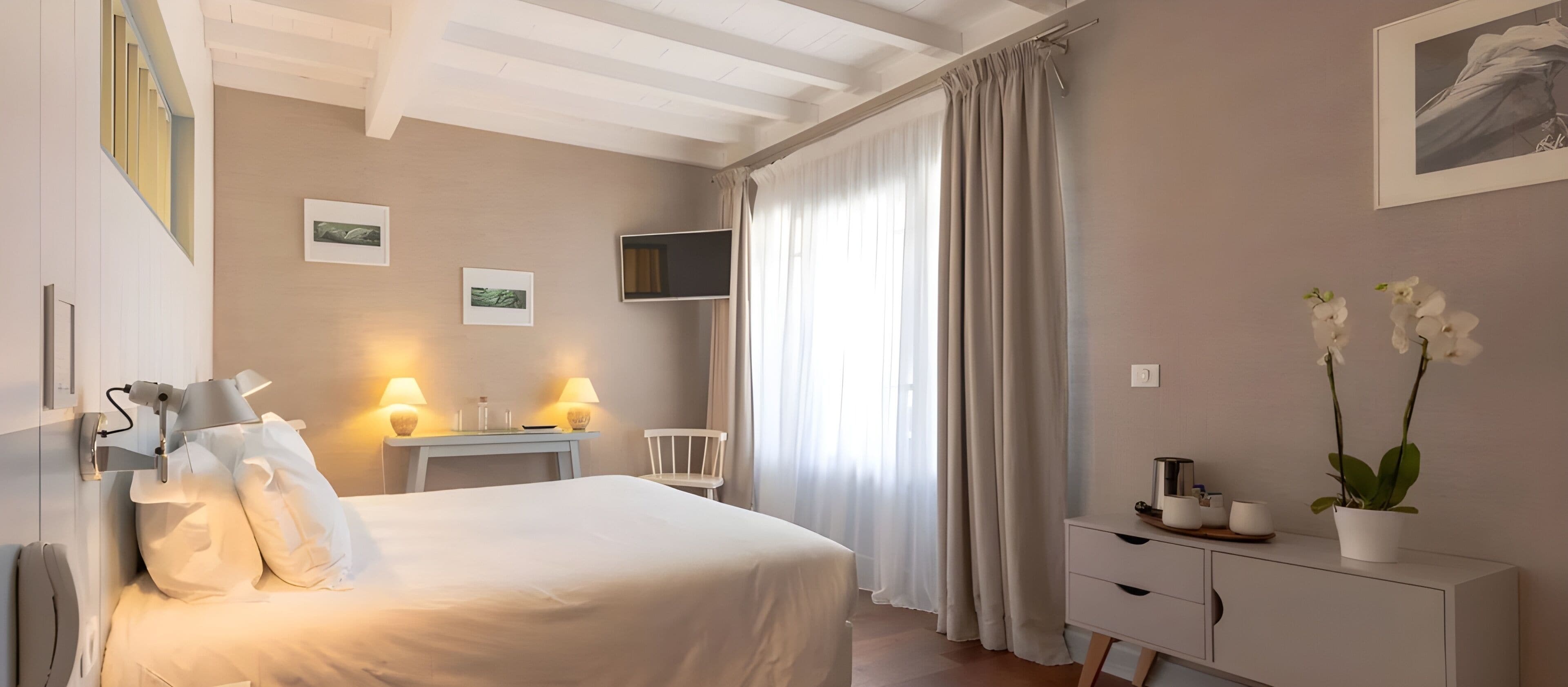 Comfort Double Room | Premium bedding, in-room safe, iron/ironing board, free WiFi