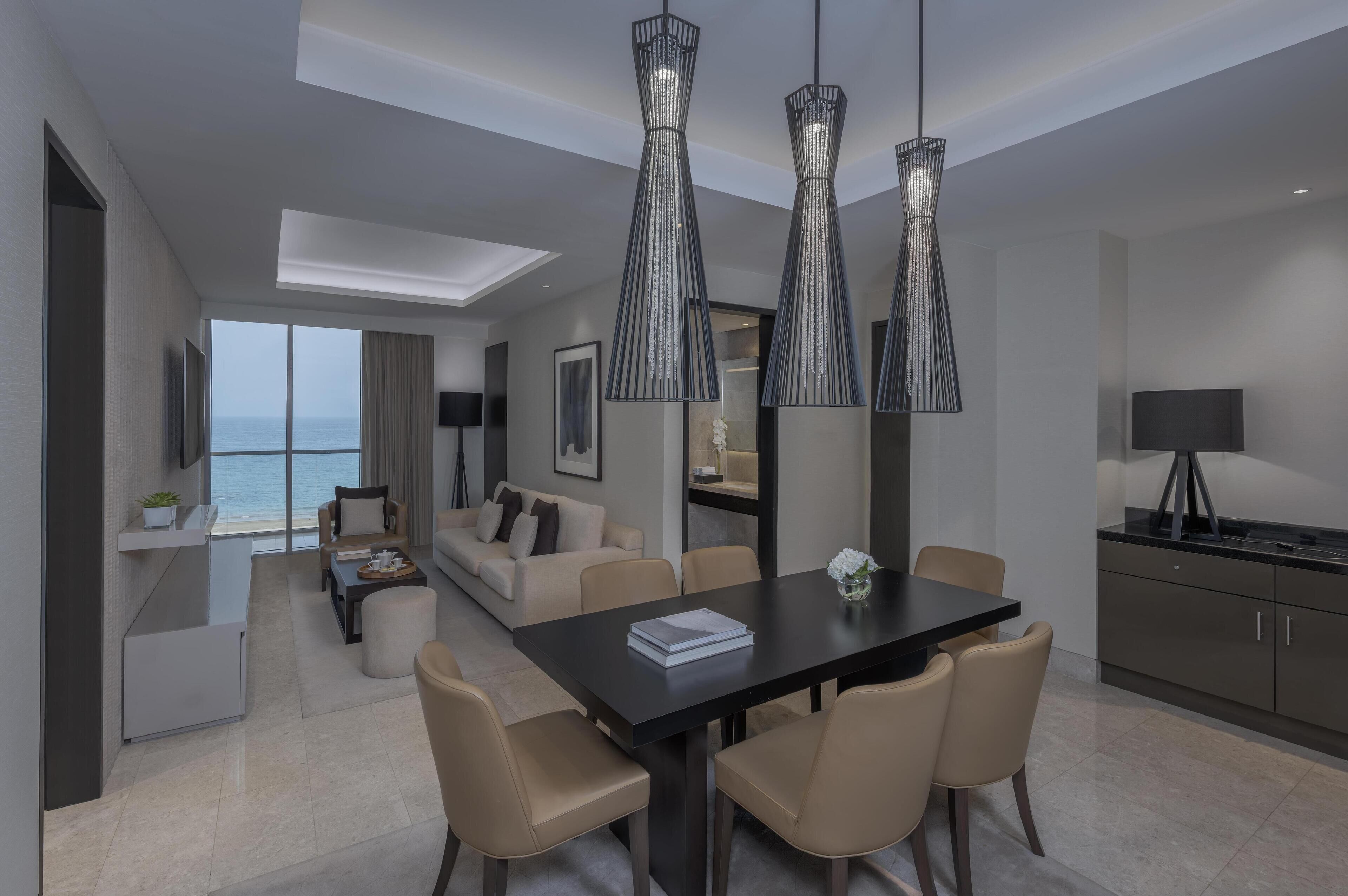 Deluxe Suite, Balcony, Sea View (Deluxe Sea View Suite) | Living area | LCD TV