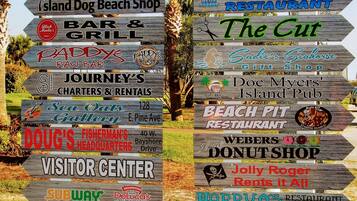 Overnattingsstedets uteområder