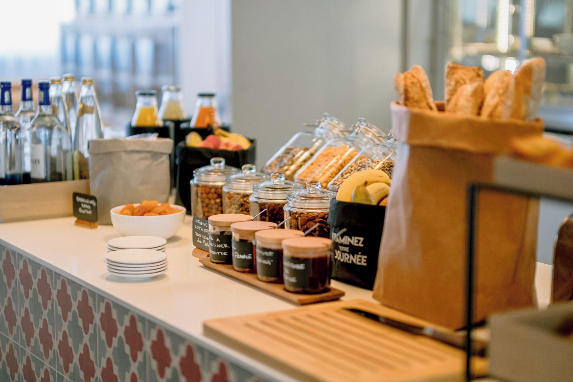daily buffet breakfast (eur 18 per person)