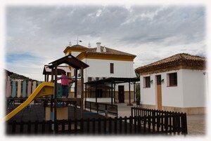 Área externa para banquete