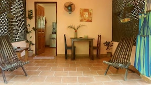 Appartement, côté cour intérieure | Terrasse/Patio